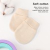 BQUBO Newborn Infant Toddler Mittens No Scratch Cotton Elastic Wrist