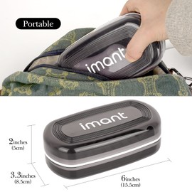 DODAMOUR Travel Soap Container, Leakproof Travel Soap Box with Drainage Layer, Bar Soap Saver Holder for Camping, Gym, Traveling (Large, Black)