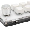 6 Key One Handed Mechanical Keyboard with Knob Wired Plug