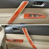 4Pcs/Set Peach Wood Grain Door Panel Strip Trim Interior Door
