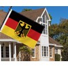 2×3 FT German Flag,Medium 60×90 CM Germany Eagle Arm of