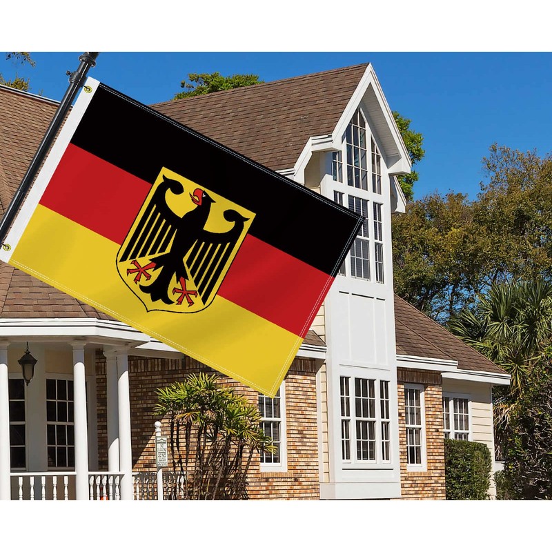 2×3 FT German Flag,Medium 60×90 CM Germany Eagle Arm of
