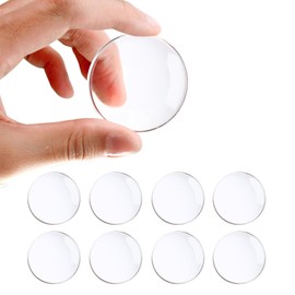 Door Stoppers for Wall, Etybetopstar 8PCS 2" No-Falling Door Knob Wall Protectors with Strong Adhesive, Quiet, Shock Absorbent Silicone Wall Protectors from Door Knobs, Ideal for Home, Office, Clear