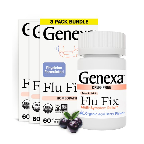 Genexa Flu Fix | Multi-Symptom Flu Remedy for Kids &