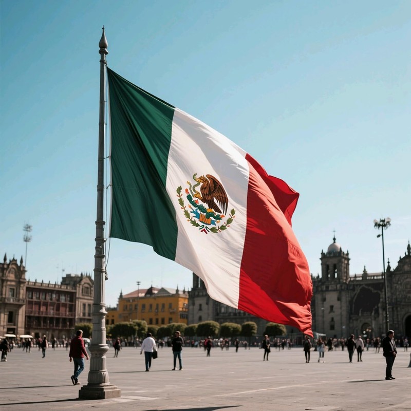 Mexico Mexican Flag 3X5 Outdoor- Heavy Duty Polyester MX National