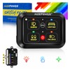 Auxpower RGB 4 Gang Switch Panel A24 Auxiliary Switch Panel