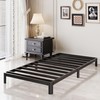 Lutown-Teen 5 Inch Low Twin Bed Frames with Rounded Corner