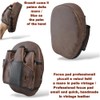 Curved Mini Focus Pad Leather Vintage Retro Style Mitt Muay