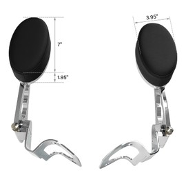 TCMT Rear Adjustable Passenger Armrests Fit For Harley Touring Road Glide Electra Glides Ultra Tri Glides 2014-2023