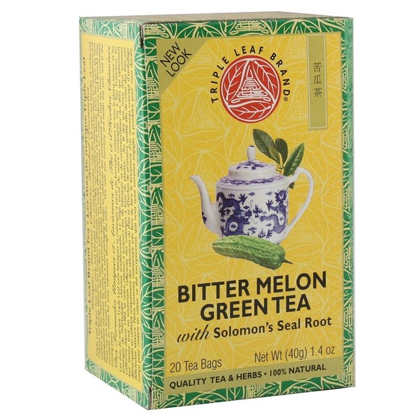 Triple Leaf Green Tea Bitter Melon 20 Tea Bags