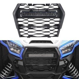 AUPOWER Front Grill Light for Kawasaki Teryx KRX 1000 Accessories,Front Mesh Grille LED Light for Krx 1000 2 Seats 2020-2025 4 Seats 23-25 Ultra-Bright LED Grill Light Strip 1PCS