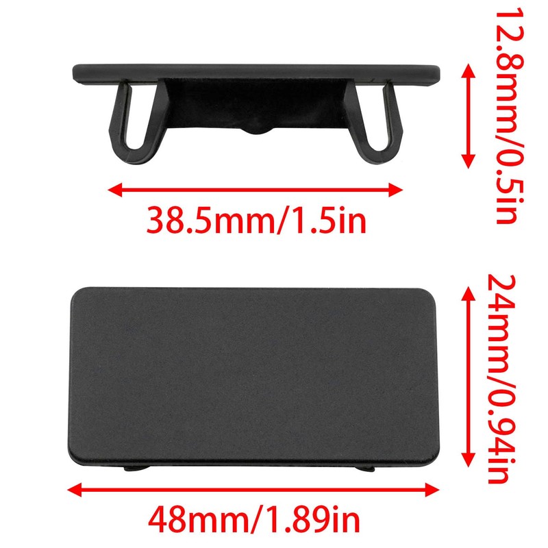 PIYANYO 6PCS Rocker Switch Panel ABS Rectangular Rocker Switch Blank