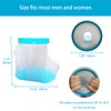 Tideshake Non‑Slip Waterproof Foot Cast Cover for Showering, Reusable Adult