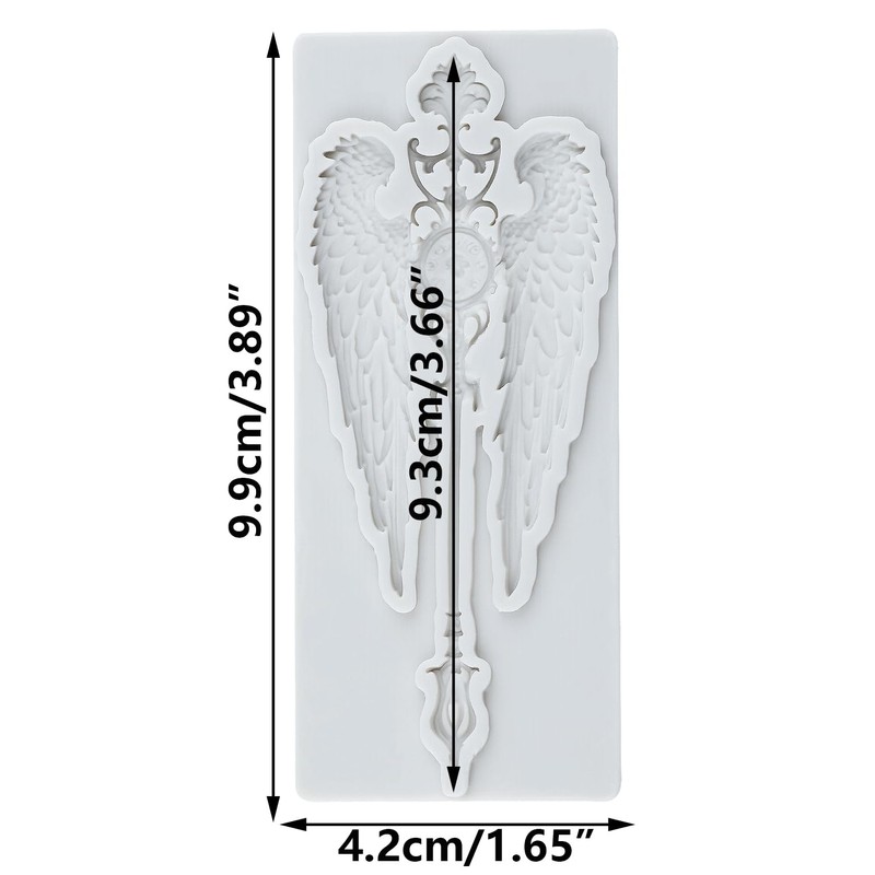 Angels Wings Scepter Polymer Clay Molds Angels Wings Silicone Mold