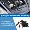 X AUTOHAUX Hood Latch Assembly for Toyota Tacoma 2.7L 3.5L