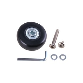 GIVIHGETI Pack of 4 Suitcase Wheels Replacement Wheels 50 x 18 mm Universal Luggage Wheel Replacement, Rubber Luggage Suitcase Wheel Suitcase, Universal Luggage Suitcase Replacement Wheels (Black)