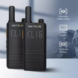 Retevis 4*Retevis B3H FRS UHF Walkie Talkies 1620mAh VOX 2Way Radios for Church/School