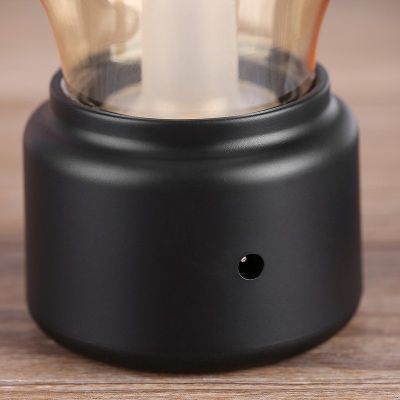 Creative Retro LED Night Light USB Rechargeable Night Light Black