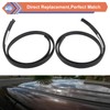 ZONFANT Pair Roof Molding Drip Weatherstrip Compatible with 2007-2021 Tundra