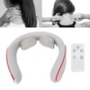 Electric Neck Massager Cordless USB Rechargeable Hot Compress Vibration Neck