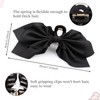 TELAIN Hair Clip Large With Bow, Satin Hair Clips Ladies