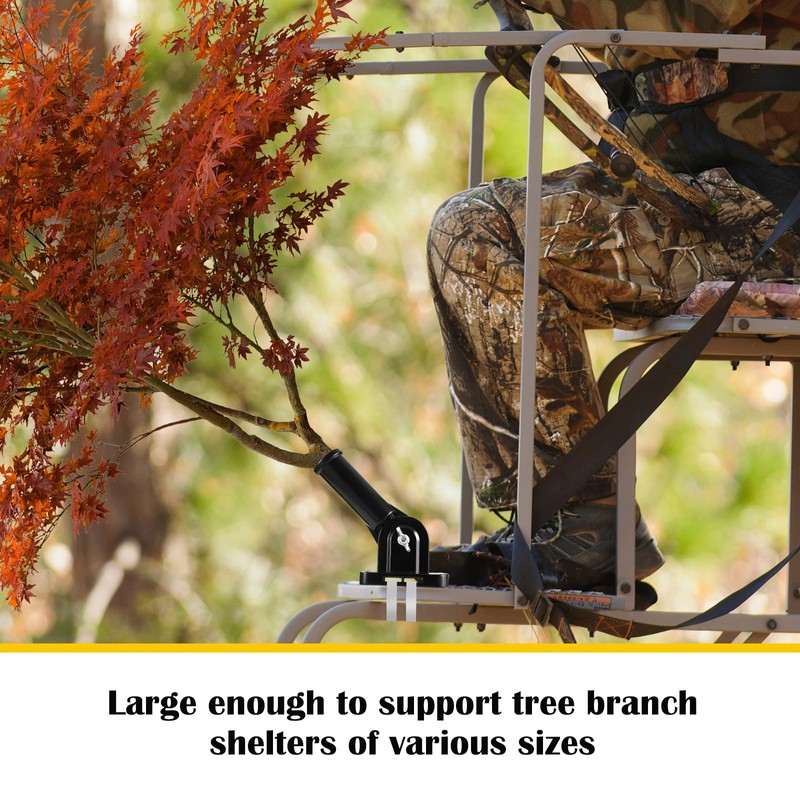 Hungdao 4 Pcs Metal Tree Stand Branch Holders Set Adjustable
