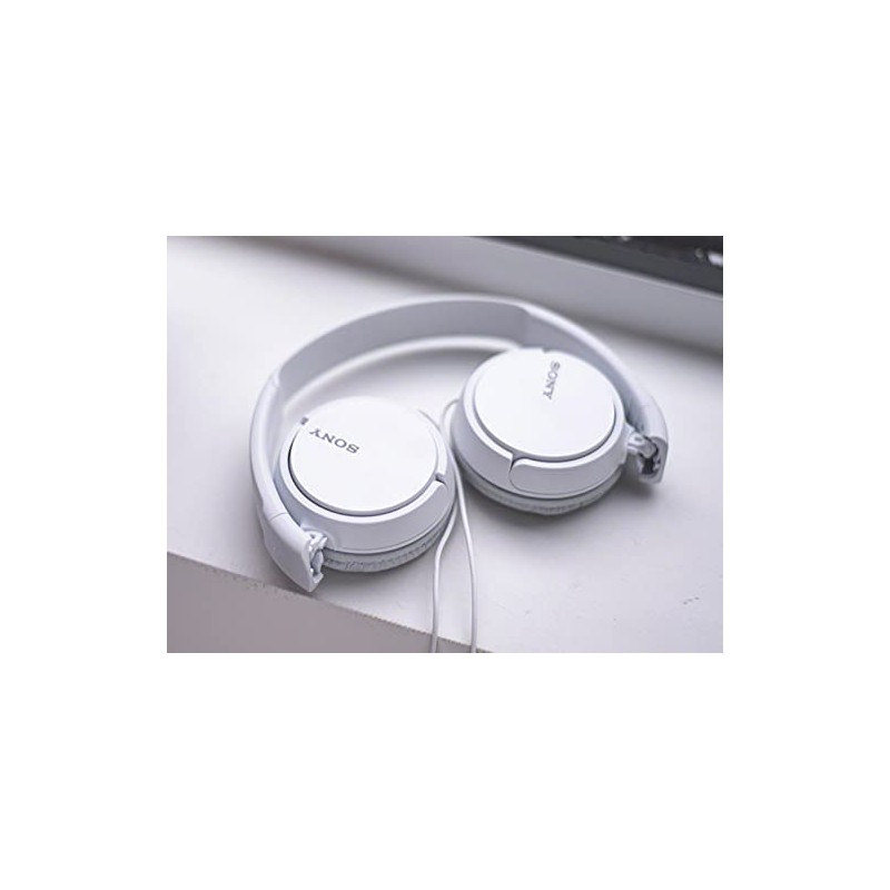 Sony MDR-ZX110/B Audífono Diadema, color BLANCO