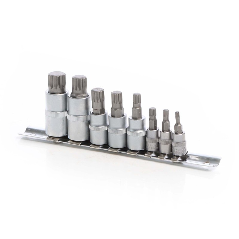8pcs internal serration nuts multi-tooth socket wrench