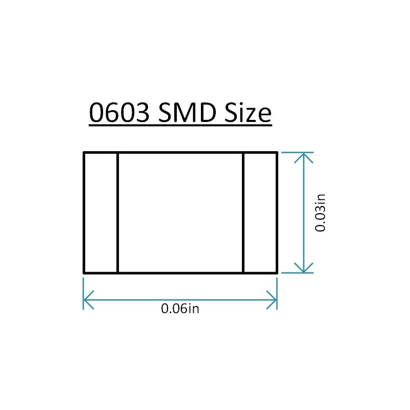 Resistor Set SMD 0603 1% Assorted Sizes 660pcs