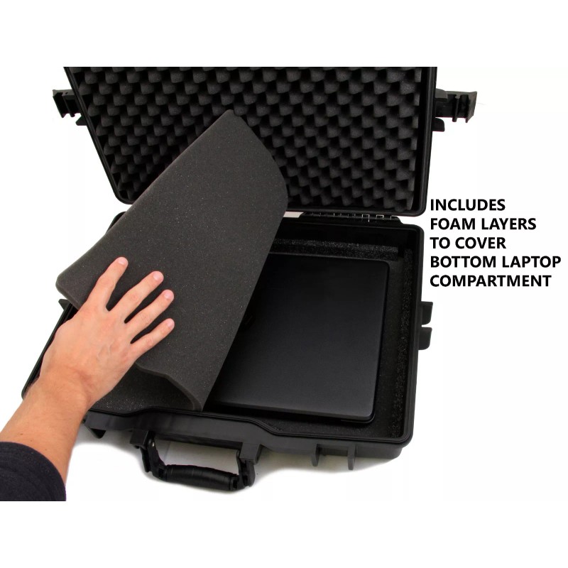 CASEMATIX Custom Waterproof Laptop Case for Dell Alienware Laptop and