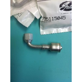 GATES 4GLP1-4FJX90S HYDRAULIC FITTING (SET OF 5) G42179-0404 NEW