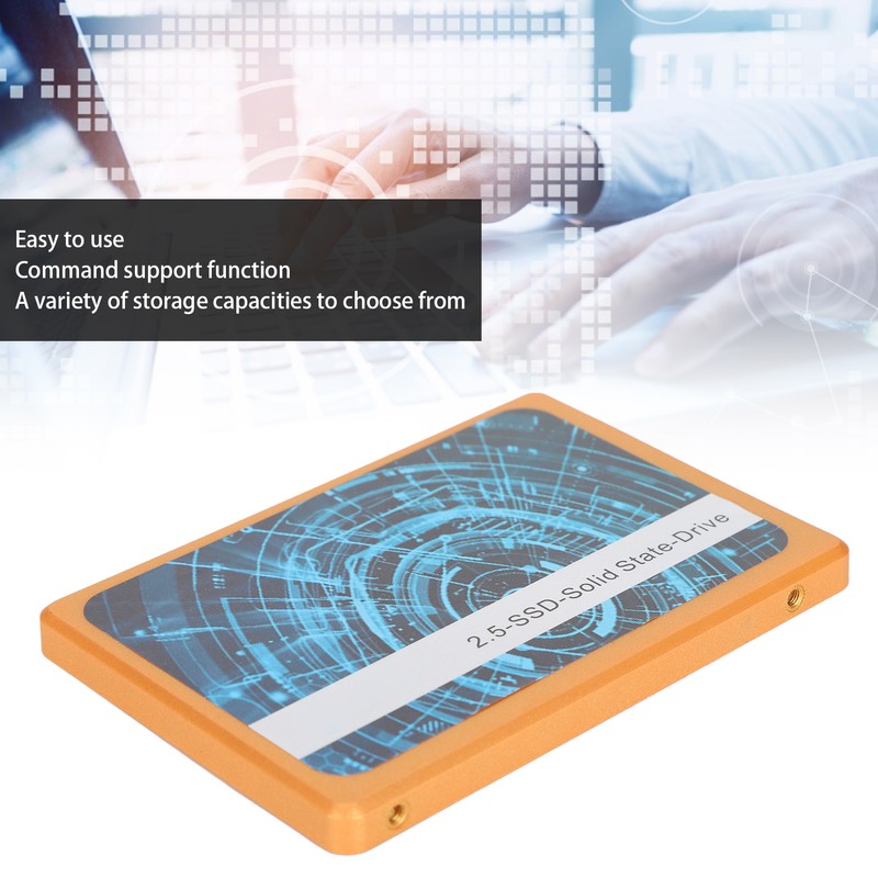 BU KING 2.5inch SSD Golden High Speed Plastic Hard Drive