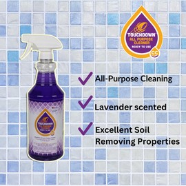  Generic Touchdown All Purpose Cleaner - Lavender Scented, Gentle Cleaner for Kitchen, Bathroom & More - 32 oz (4), 1 Gallon (Pack of 1)