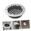 LABRIMP Exhaust Fan Cover Round Stainless Steel Rain Hat Ventilation