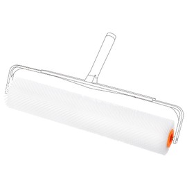 18" Self Leveling Concrete Spiked Roller: HexDorn 13/20/31mm Spiked Roller for Epoxy Floor, Screeding Compound Cement Concrete Paint, Bubble Remover (20mm)