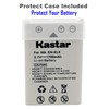 Kastar Battery (X2) & LCD USB Charger for Nik EN-EL5,