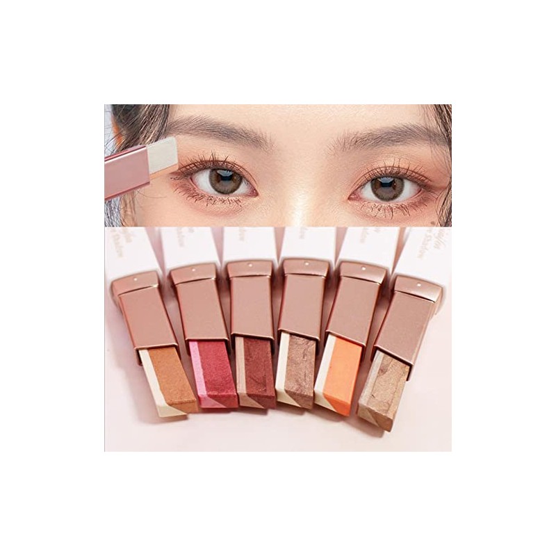 Maquillaje en Sombra Ojos Larga duración Mate Acabado 6