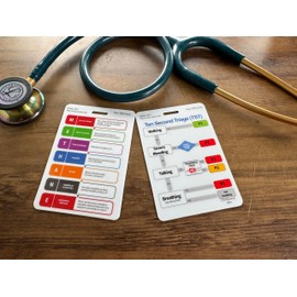 Ten Second Triage (TST) and Methane (Major Incident) Healthcare Educational Pocket Card