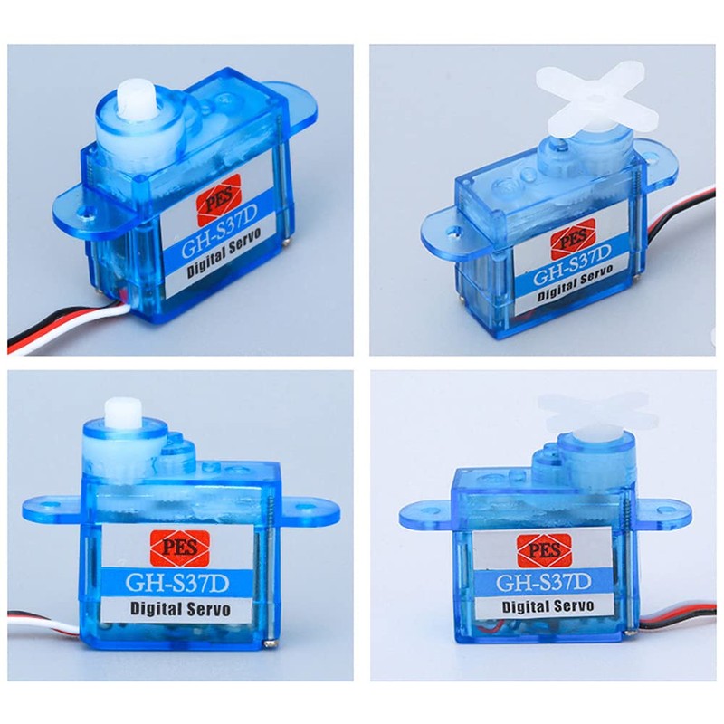 SazkJere 4Pcs Mini Super Light 3.7g GH-S37D Digital Servo 3.6V-4.8V