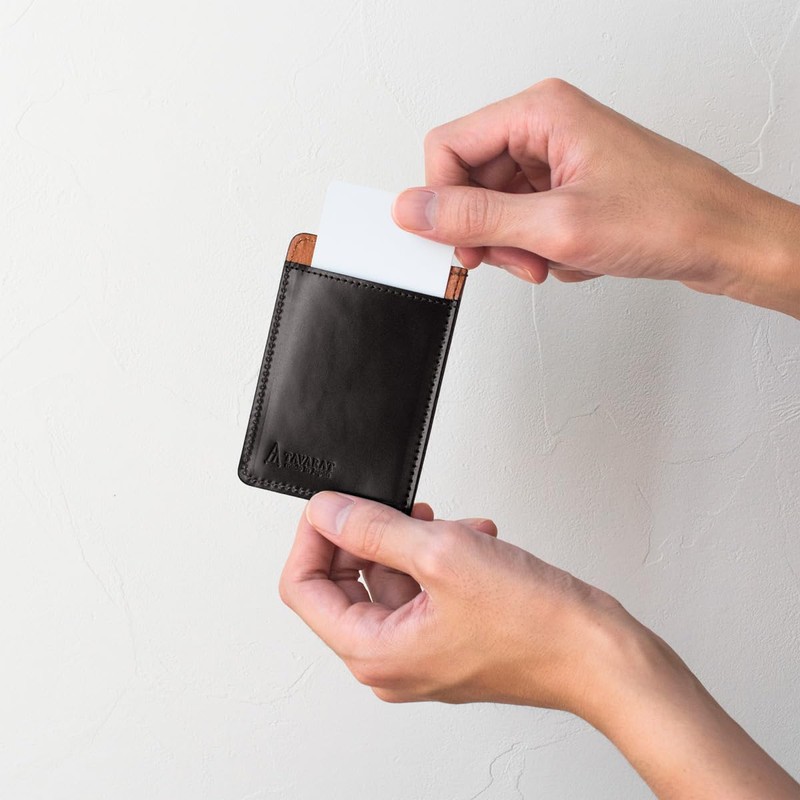 TAVARAT Tps-098 Pass Case, Oil, Cordovan Passcase, IC Card Holder,