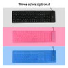 108 Keys USB Silicone Flexible Foldable Keyboard Waterproof Dustproof USB