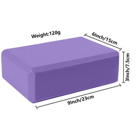 GEOOT Yoga Blocks 2 Pack - Supportive, Soft Non-Slip Foam Surface For Yoga, Exercise, Pilates Workout, Stretching