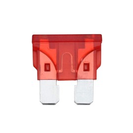 Kaito Denshi Automotive Fuse, Flat Type, Red 10A, 0.7 x 0.7 x 0.2 inches (19.1 x 18.7 x 5 mm), Pack of 2