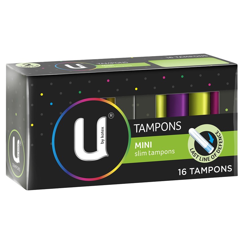 U by Kotex Tampons, Mini 16 Pack