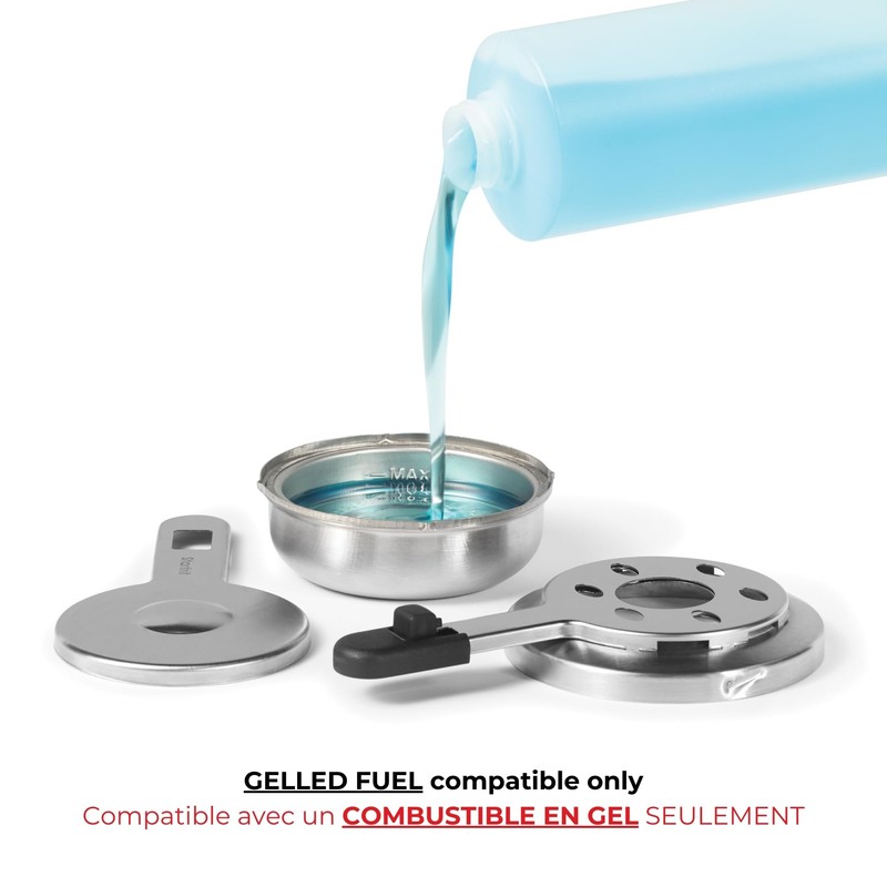 Starfrit Fondue Adjustable Safety Burner - Stainless Steel