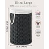 SETVSON Large Laundry Hamper Laundry Basket Round 34.3 Gal (130