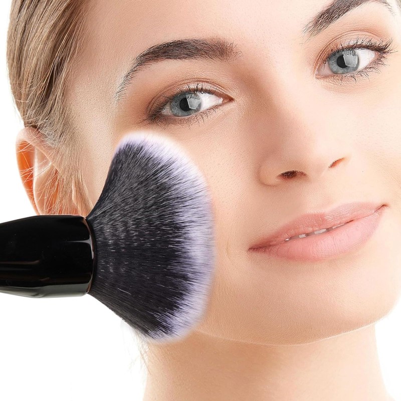 Mezrkuwr Large Powder Brush, Foundation Brush, Professional Makeup Brush for