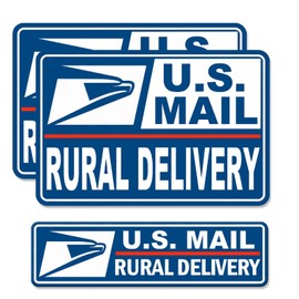 3 PCS Mail Delivery Driver Car Magnets Rural Delivery Carrier, Reflective Caution Frequent Stops Delivery Driver, Automotive Magnet Decal Waterproof Magnetic Bumper Stickers