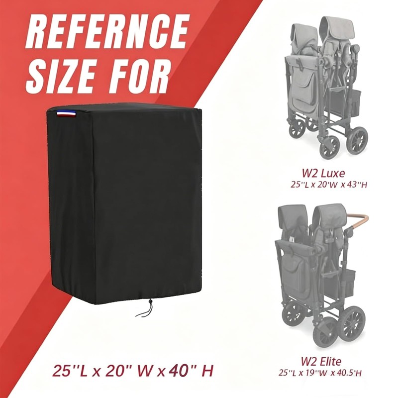 Rilime Wagon Cover compatible with Wonderfold Wagon W2 Series(Cover-Only),Waterproof 420D