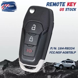 KEYECU for Ford F150 F250 F350 F450 2023 2024 Flip Remote Key Fob N5F-A08TBLP 164-R8334